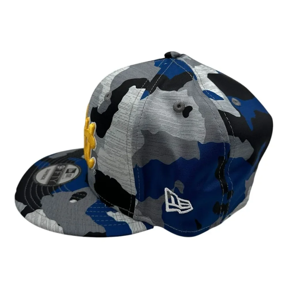 New Era 9Fifty Pittsburgh Panthers Snapback Hat Cap Grey Blue Camo‎ Pitt NCAA